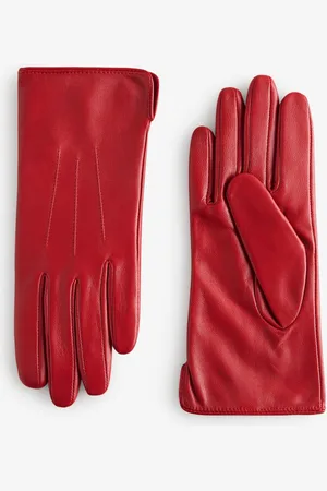 Next Red Leather Gloves