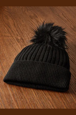 Next 100% Cashmere Knitted Pom Hat