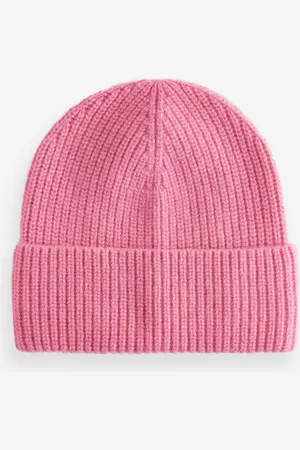 Next Wool Cashmere Beanie Hat