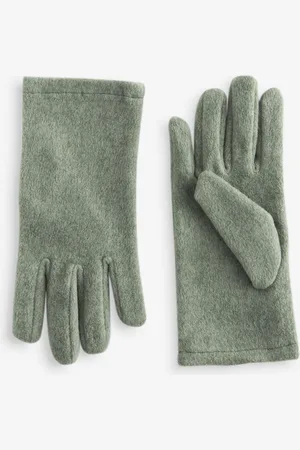Next Khaki Fleece Gloves