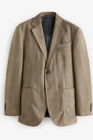 Next Regular Fit Faux Suede Blazer