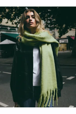 Next Lime Heavyweight Blanket Scarf