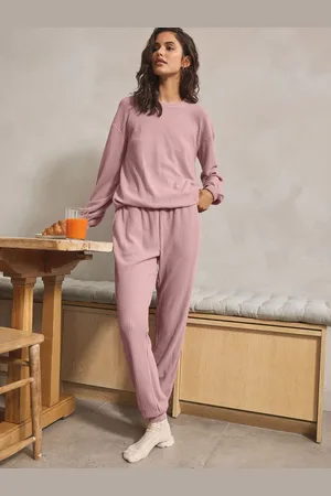 Next Cosy Waffle Long Sleeve Pyjamas