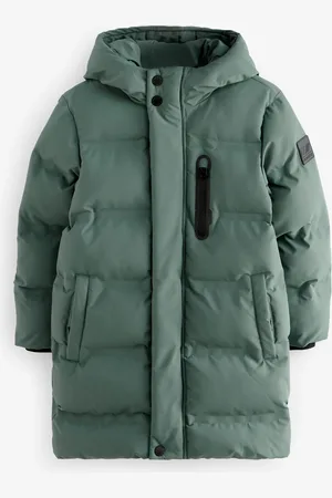 Next Sage Waterproof Longline Fleece Lined Puffer Coat (3-17yrs)