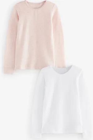 Next Pink/ Thermal Long Sleeve Tops 2 Pack (2-16yrs)