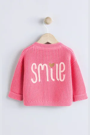 Next Smile Button Cardigan (0mths-2yrs)