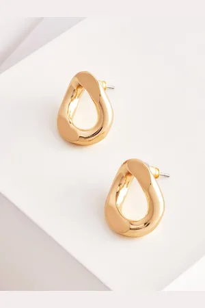 Next Tone Chain Link Stud Earrings