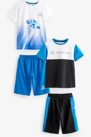 Next Blue/ Playstation Short Pyjamas 2 Pack (3-16yrs)