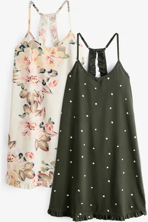 Next Floral 100% Cotton Slips 2 Pack