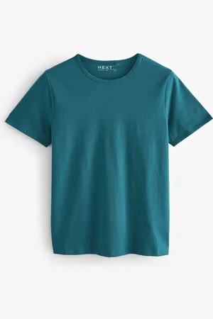 Next Teal The Everyday Crew Neck Cotton Rich Short Sleeve T-Shirt