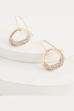 Next Tone Open Teardrop Earrings