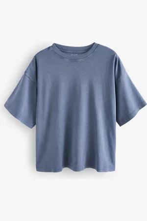 Next Wash Oversized Relaxed Fit Boxy Heavyweight Crew Neck T-Shirt