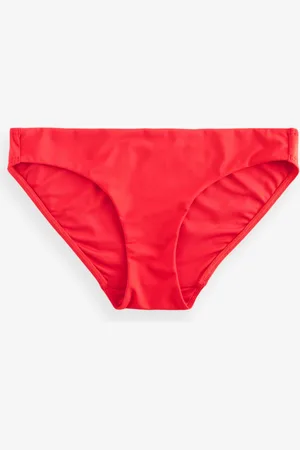 Next Red High Leg Bikini Bottoms