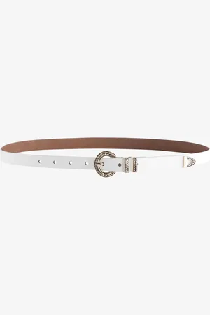 Next Leather Skinny Western Belt
