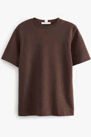 Next Chocolate Heavyweight Short Sleeve Crew Neck T-Shirt