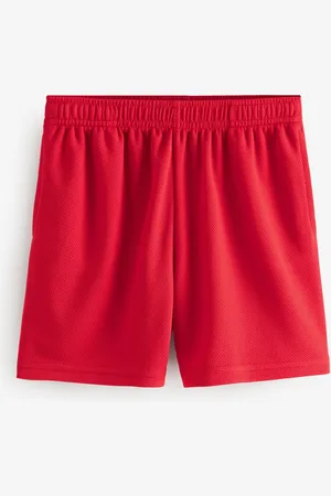 Next Red Single Sports Shorts (3-16yrs)