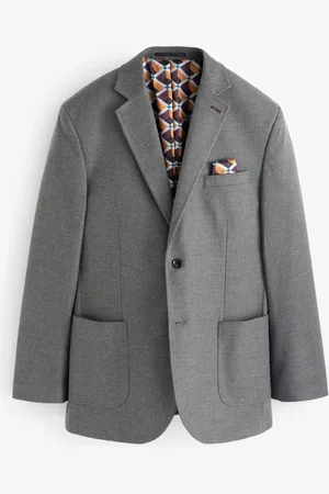 Next Regular Fit Textured Smart Blazer