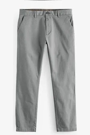 Next Slim Fit Stretch Printed Soft Touch Chino Trousers