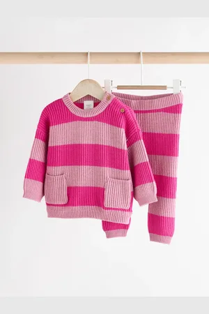 Next Stripe Knitted Baby Jumper & Leggings Set (0mths-2yrs)