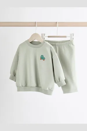 Next Sage Tractor Baby Sweatshirt and Joggers Set