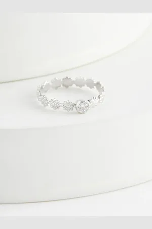 Next Sterling Floral Ring