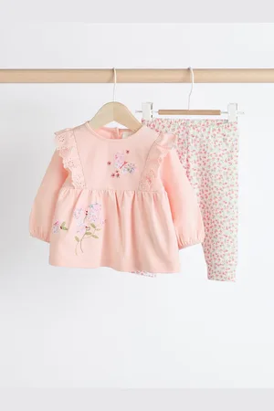 Next Floral Baby Long Sleeve Top and Leggings Set