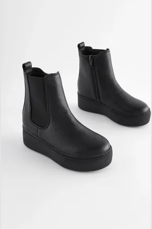 Next Chunky Wedge Chelsea Boots