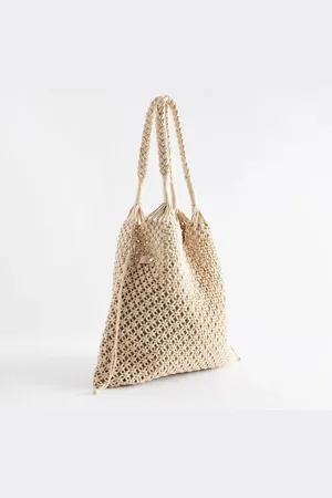 Next Macramé Crochet Shoulder Bag