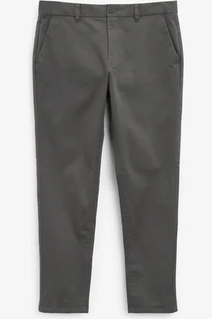 Next Dark Regular Tapered Fit Stretch Chinos Trousers
