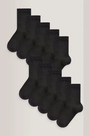 Next 10 Pack Cotton Rich School Ankle Socks