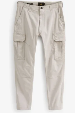 Next Light Slim Fit Cotton Stretch Cargo Trousers