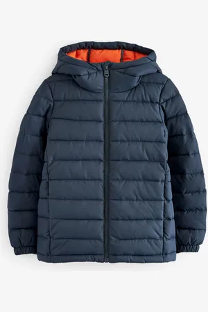 Next Blue Quilted Midweight Hooded Jacket (3-17yrs)