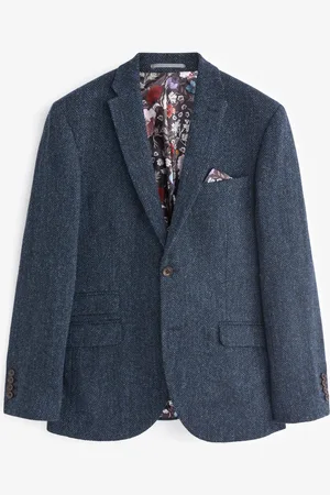 Next Signature Harris Tweed British Wool Blazer