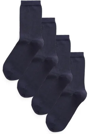 Next Blue Modal Ankle Socks 4 Pack