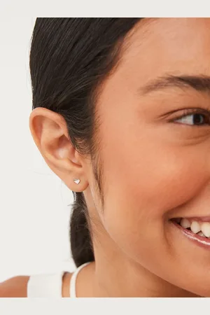 Next Sterling Heart Stud Earrings