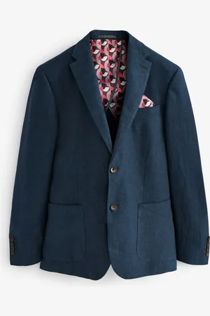 Next Blue Signature Leomaster Linen Blazer