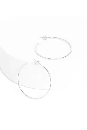 Next Sterling Thin Hoop Earrings