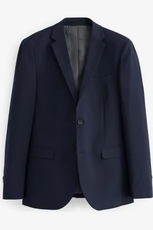Next Blue Slim Fit Essential Suit Jacket