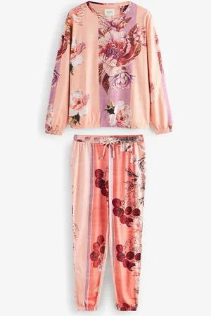 Next Floral 100% Cotton Long Sleeve Pyjamas
