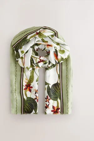 Next Botanical Floral Lightweight Scarf