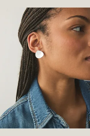 Next Tone Button Stud Earrings