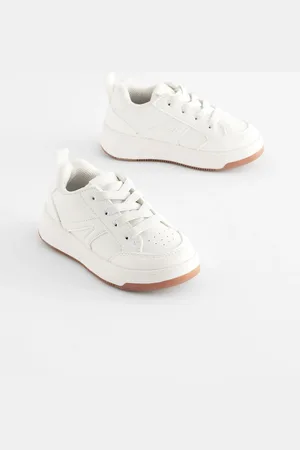 Next Brite Wide Fit (G) Elastic Lace Trainers