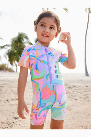 Next Multi Bright Unicorn Sunsafe Swimsuit (3mths-7yrs)
