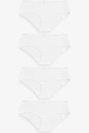 Next Short Cotton Rich Knickers 4 Pack