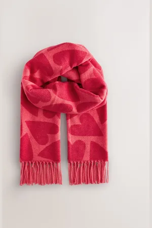 Next Red/ Heart Midweight Scarf
