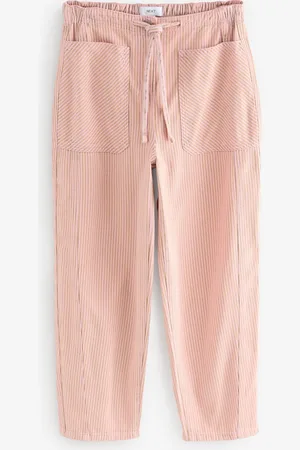 Next 100% Cotton Patch Pocket Barrel Leg Trousers