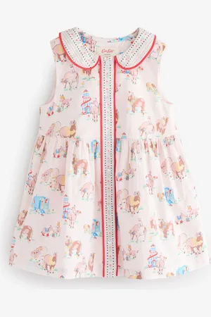 Next Cath Kidston Seaside Print Collar Summer Dress (3mths-8yrs)