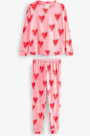 Next Heart 100% Cotton Long Sleeve Pyjamas