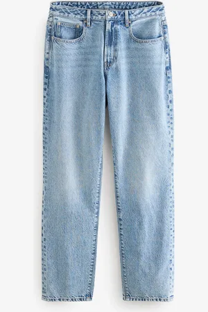 Next Mid Hourglass Rigid Straight Leg 100% Cotton Jeans