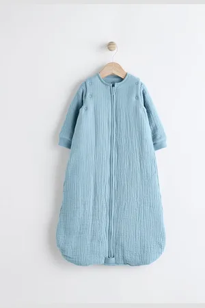 Next Muslin 2.5 Tog Detachable Sleeve Baby 100% Cotton Sleep Bag